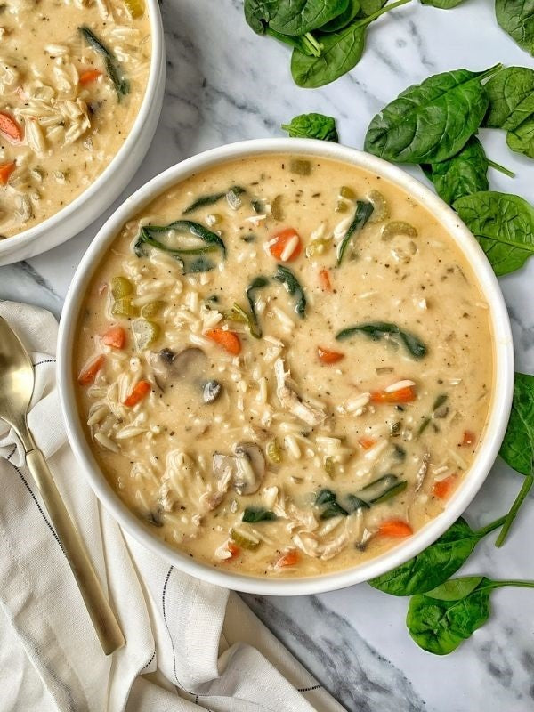 Creamy Turkey Orzo Soup