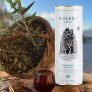 Phileos Ultra Premium Extra Virgin Olive Oil PGI Laconia- 1L tin