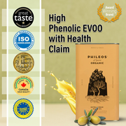 Phileos Ultra Premium Organic Extra Virgin Olive Oil - 3L tin