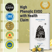 Phileos Ultra Premium Extra Virgin Olive Oil PGI Laconia -3L tin