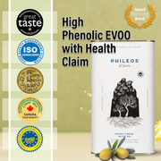 Phileos Ultra Premium Extra Virgin Olive Oil PGI Laconia - 5L tin