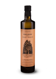 Phileos Premium Organic Extra Virgin Olive Oil - 750ml dark green glass bottle