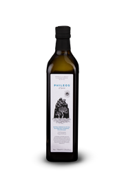 Phileos Premium Extra Virgin Olive Oil  PGI Laconia- 750ml Marasca dark green glass bottle